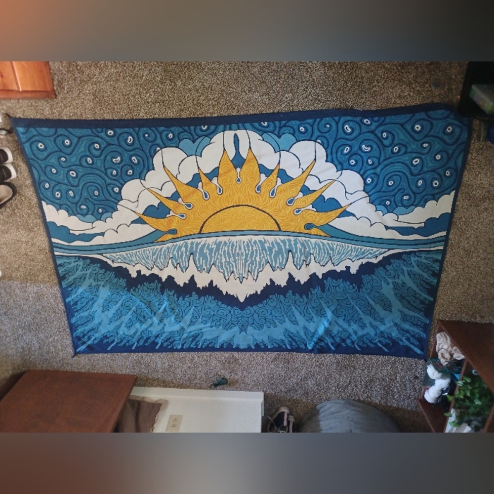 Sun Wave Tapestry